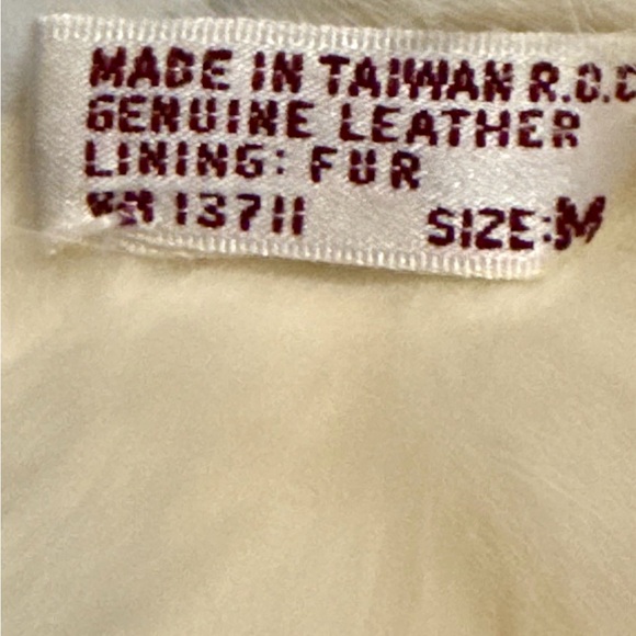 NWOT Women’s Vintage Paolo Vico Cobalt Blue Genuine Leather and Fur Gloves - Picture 7 of 9